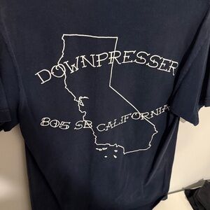 DOWNPRESSER SANTA BARBARA, CA BAND DARK BLUE T-Shirt